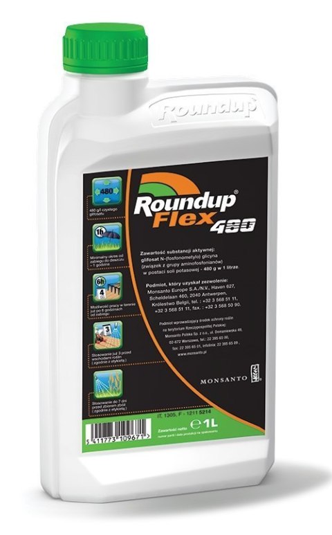 Roundup 480SL FLEX 1L na Chwasty (R)