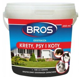 Proszek Odstrasza Krety, Psy i Koty 450ml BROS (R)