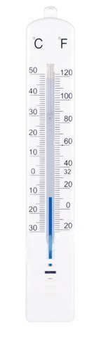 Termometr Ścienny Wew Plast.Biały 170/28mm(014500)