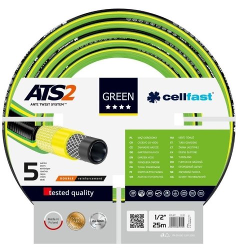 Wąż Ogrodowy GREEN 5 ATS2 1/2" 50mb UV Cellfast