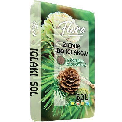 Podłoże FLORA Ziemia Do Iglaków 50L/40