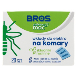 Bros Zielona moc wkład do elek. na komary 20szt