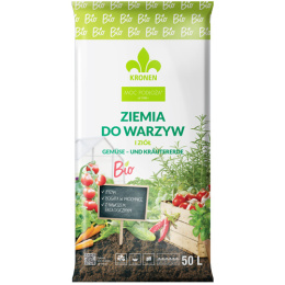 Podłoże KRONEN Ziemia BIO Do Warzyw i Ziół 50L /27/