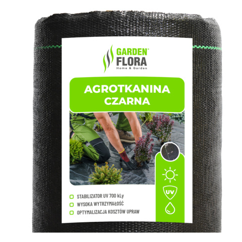 Agrotkanina Czarna 100g/m² UV 0,6m x 100mb